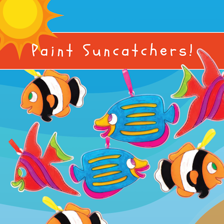 Decorate Suncatchers!