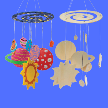 Build and Paint a Solar System Mobile