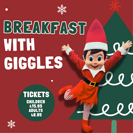 Breakfast with Giggles the Elf